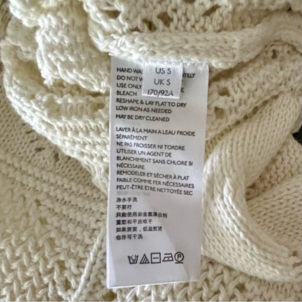 Free People Islamorada Fauxchet Sweater Maxi Resort Beach sz S - Picture 6 of 8